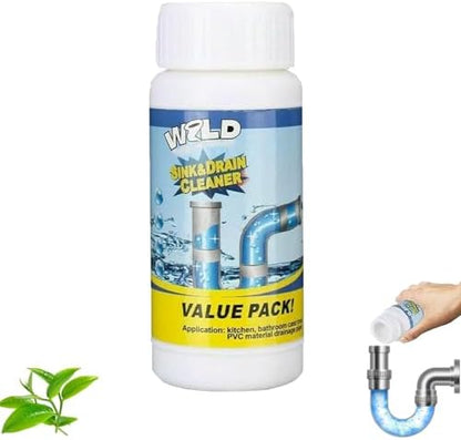 Sink and Drain Cleaner, Powerful Sink & Drain Cleaner, Foaming Clog Remover Quick Cleaning Tool for Kitchen & Bathroom (1Pcs)