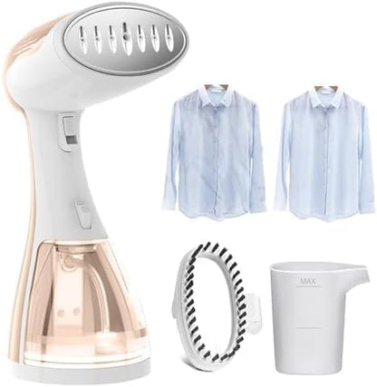 Handheld Portable Garment Steamer for Clothes - 1350W Clothes Steamer Remove Wrinkles for All Fabrics, 15S Fast Heat-Up, Make Clothes Soft & Smooth