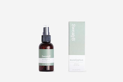 SweatyB® Eucalyptus Shower Spray – 100% Pure Eucalyptus Essential Oil Shower Mist for Sauna & Steam Room – Natural Aromatherapy for Stress & Sinus Relief – Vegan – Made in USA – 2 oz