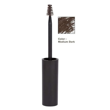 Elizabeth Mott Eyebrow Gel Makeup – Queen of the Fill Brow Tint & Volumizing Filler & Setter – Water-Resistant, Long-Lasting – Covers Grays, Defines & Shapes – Cruelty-Free – Dark Medium Brown, 4g