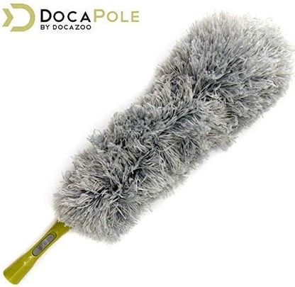DOCA Telescoping Pole 7-30 Ft - Extension Pole for Cleaning, Feather Duster, Window Washing Kit, Paint Roller, Window Squeegee - High Reach Extendable Kit for Indoor & Outdoor - Feather Duster