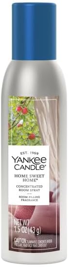 Yankee Candle Concentrated Room Spray Air Freshener, Instant Home Fragrance, Odor Eliminating Spray, Home Sweet Home (Pack of 3)