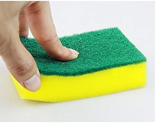 Sponge Individually Wrapped Kitchen Dishwashing Sponge, Non Scratch Scouring Pad, Odor-Free Sponge Wipes for Travel Apartments(Green 800 Pack)