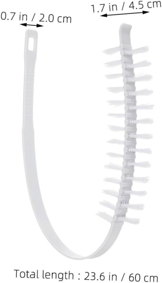 ARTIBETTER 2pcs Washer Cleaning Brush Long Handle Flexible Tool for Washing Machine Inner Drum Agitator Dirt Removal for Home Use