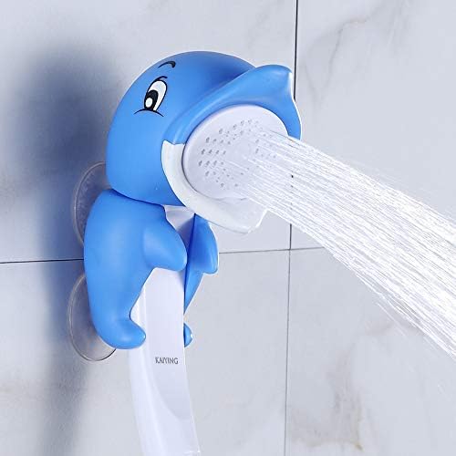 KAIYING Children's Handheld Shower Head,Cartoon Water Flow Spray Shower Head Baby Kids Toddler Bath Accessories (O:Showerhead(Dollie)+Hose+Diverter)