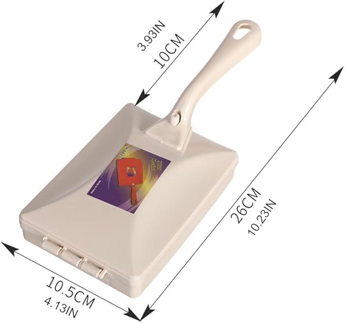 PURPLELILY Hair Collector Roller Cleaning Brush Waste Paper Chip Wiper Brush For Floor Carpet Slipping Cleaner Sweeping