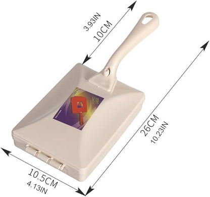 PURPLELILY Hair Collector Roller Cleaning Brush Waste Paper Chip Wiper Brush For Floor Carpet Slipping Cleaner Sweeping