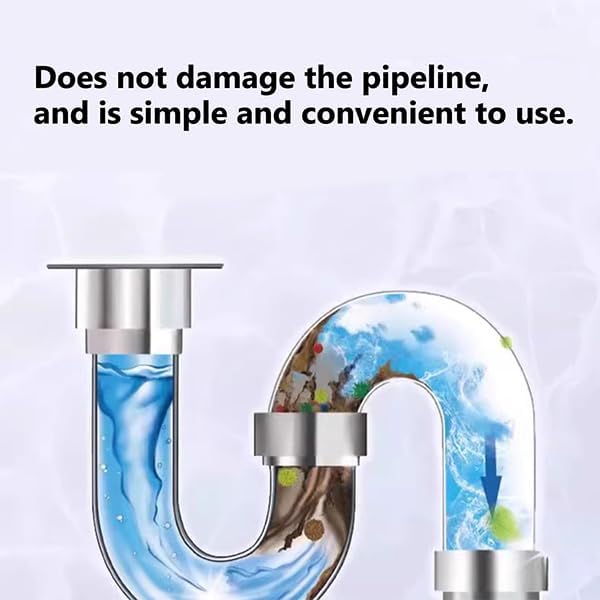 High Speed Drain Cleaner Foaming Powder,Powerful Pipe Dredging Agent,Unclogger Powerful Sink and Drain Cleaner Powder for Pipeline Unblocking,Unclog Toilet (4pcs)