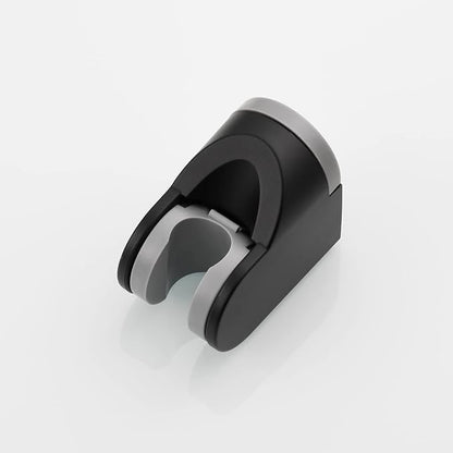 Tecmolog Black Shower Head Holder ABS Wall Mount Adjustable Angle Handheld Shower Bracket for Shower Head, ST01B