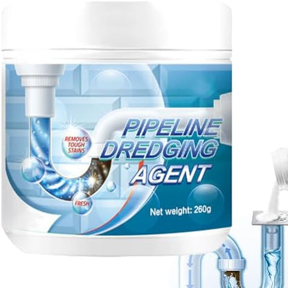 Powerful Pipe Dredging Agent for Kitchen and Toilet Pipelines,Pipeline Dredging Agent Express Dredging,Drain Clog Remover,Kitchen Sink Drain and Pipe Cleaner (1PCS)