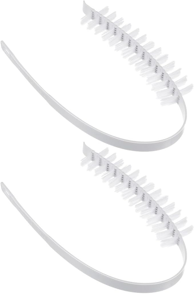 Healeved 2pcs Washing Machine Cleaning Brush with Long Bristles for Drum and Dryer Interior, Sturdy Cleaner Brush for Washing Machine and Dryer Maintenance