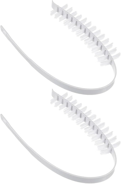 Healeved 2pcs Washing Machine Cleaning Brush with Long Bristles for Drum and Dryer Interior, Sturdy Cleaner Brush for Washing Machine and Dryer Maintenance