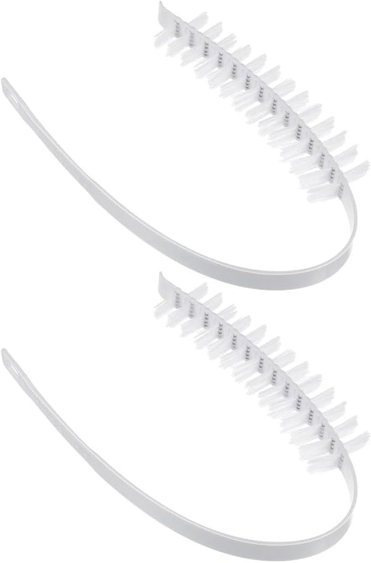 Healeved 2pcs Washing Machine Cleaning Brush with Long Bristles for Drum and Dryer Interior, Sturdy Cleaner Brush for Washing Machine and Dryer Maintenance