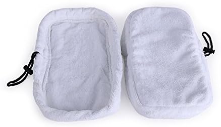 BettaWell Washable Reusable Steam Replacement Microfiber Mop Pads Compatible with Bissell Steam Mop Model 1867 | Compare to Bissell Steam Mop Part # 203-2158, 2032158, 3255, 32525 (Pack of 4)