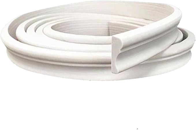 Peel and Stick Flexible Wall Molding Trim Self Adhesive Decorative Strips, DIY 3D Ceiling Trim for Home Décor on Cabinet Door Mirror Frame, 1.0in(W)× 16ft(L), White