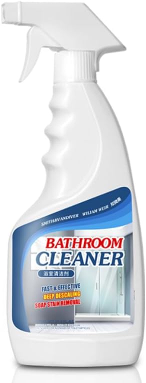 Bathroom Stubborn Stains Cleaner: Grout Tile Bathroom Cleaner, Heavy-Duty Stain Remover for Shower Bathroom Kitchen (500ml)