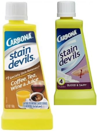 Cleaning and spot remover, for best results, with environmentally friendly formula + King Combo QR Code (Stain Remover (coffe and Blood (1 each)))