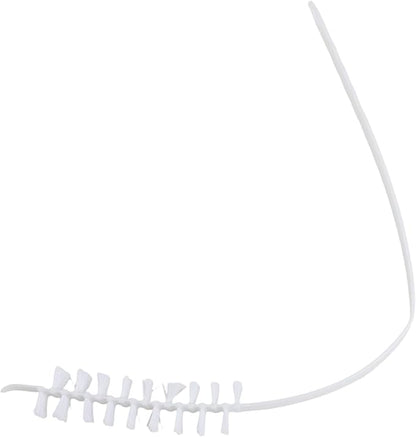 60cm Flexible Washing Machine Cleaning Brush, Nylon Bristle Inner Cylinder Cleaner for Drum Washers, Long Handle Lint Removal Tool for Exhaust Ports, White
