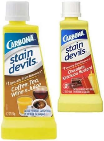 Cleaning and spot remover, for best results, with environmentally friendly formula + King Combo QR Code (Stain Remover (coffe and Chocolate (1 each)))