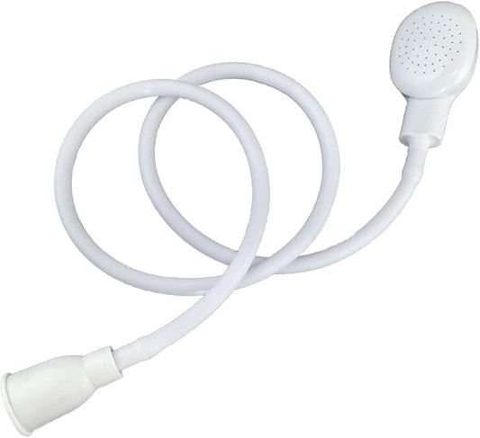 Pet Cleaning Shower Head Pet Shower Sprayer Dog Cat Washing Sprayer ABS Handheld Shower Spray Keep Hands Comfortable Sturdy Nozzle Foldable PVC Hose Quick Connect Faucet Indoor Outdoor 1 Set