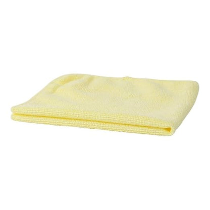 Boardwalk Microfiber Cleaning Cloths, 16 x 16, Yellow, 24/Pack