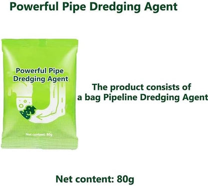 High Speed Drain Cleaner Foaming Powder,Powerful Pipe Dredging Agent,Unclogger Powerful Sink and Drain Cleaner Powder for Pipeline Unblocking,Unclog Toilet (10pcs)