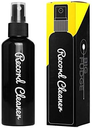 Big Fudge Record Cleaning Solution for Vinyl Records - 100ml (3.4oz) - LP Cleaner Fluid Refill Bottle for 4-in-1 Cleaning Kit - w/Fine Spray Nozzle