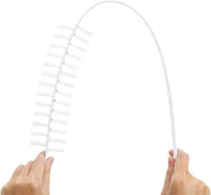Healeved 2pcs Washing Machine Cleaning Brush with Long Bristles for Drum and Dryer Interior, Sturdy Cleaner Brush for Washing Machine and Dryer Maintenance
