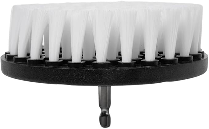 Inch Soft Bristle Electric Drill Brush Cleaner Attachment for Carpet, Rug, Leather Upholstery, Sofa, Chair, and Furniture Cleaning — Compatible with All