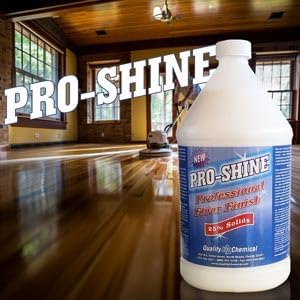 Quality Chemical Pro Shine High Solids Commercial Wet-Look Floor Finish Wax - High Shine Floor Cleaner, Future Floor Wax - Floor Wax for VCT Tile Floors, Polish & Restorer - 128 oz (Pack of 4)