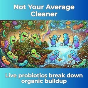 Probiotic Bathroom Cleaner Spray, 7-Day Continuous Clean, Plant-Based, Non-Toxic, Eliminates Odors at the Source, 32 oz