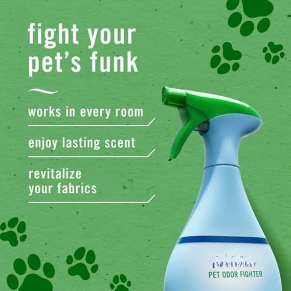 (Pack of 2)-F.e.b.r.e.z.e Pet Odor Fighter Air Freshener Fabric Spray, Fresh Scent, 16.9 oz x 2 = Total 33.8 oz