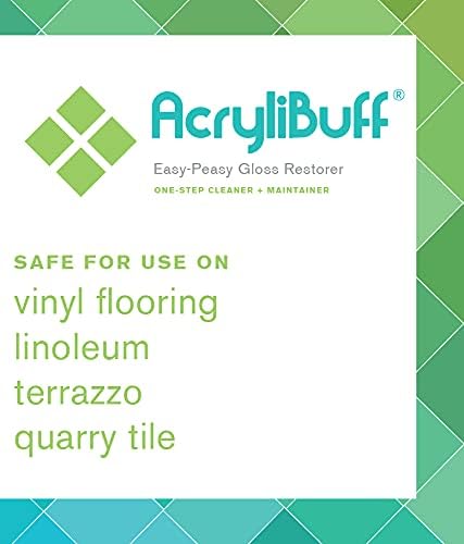 AcryliBuff Floor Spray On Buff Gloss Restorer, 1 Quart…