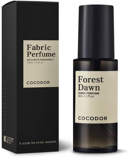 COCODOR Fragrance Room Spray /Forest Dawn/ 2.7oz(80ml)/ Made with Essential Oils, scented room closet fabric odor eliminator spray