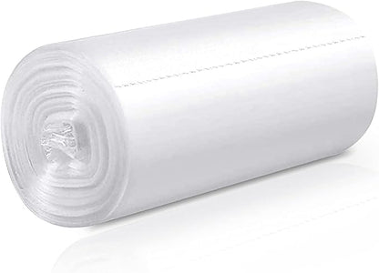Waikas Small Trash Bags 2.6 Gallon, 110 Counts, 40 * 48cm, 3g/pcs, Unsented, Clear