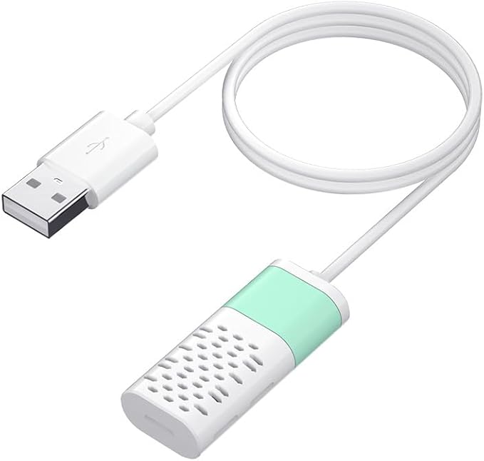 Jeanoko Sodium Hypochlorite Generator, USB DC 5V Hypochlorous Acid Spray Self Made Cleaning Water Generator for Kitchen Home (White&Green)