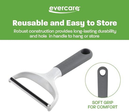 Evercare Duo Pet Hair and Lint Remover with 2 Refills, Dual-Sided Comb for Removing Pet Hair and Lint from Clothing and Furniture White