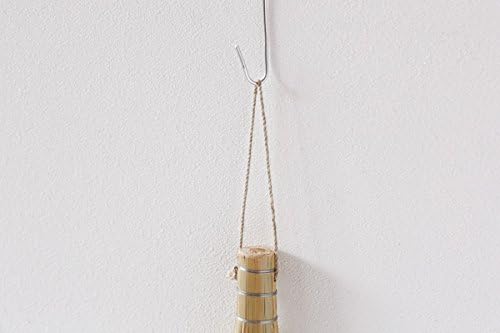KAGOYA Sasara Bamboo Brush for Frying Pans and Woks (4.7inch / with Strings) Scrub Brush