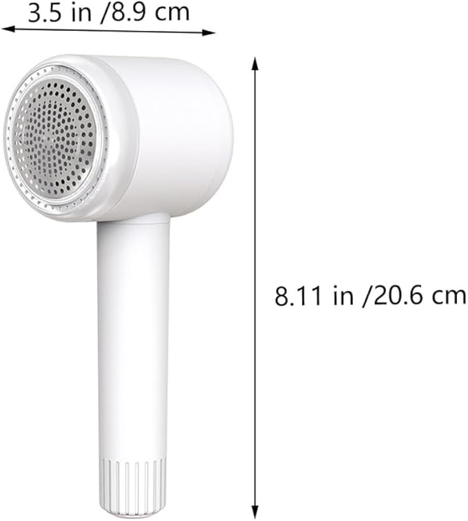 IMIKEYA Fabric Shaver and Electric Lint Remover 2pcs with Sticky Lint Container, Rechargeable Clothes Hairball Trimmer for Home and Carpet Use