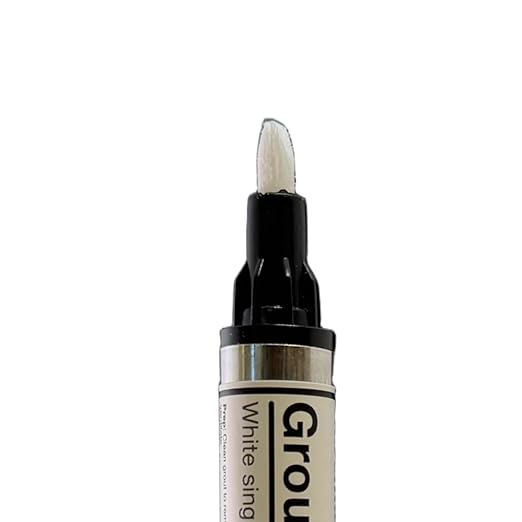 Grout Pen Twin Pack | White | 2 x 7ml/0.24 fl oz | Make the Appearance of Grout Cleaner