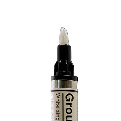Grout Pen Twin Pack | White | 2 x 7ml/0.24 fl oz | Make the Appearance of Grout Cleaner