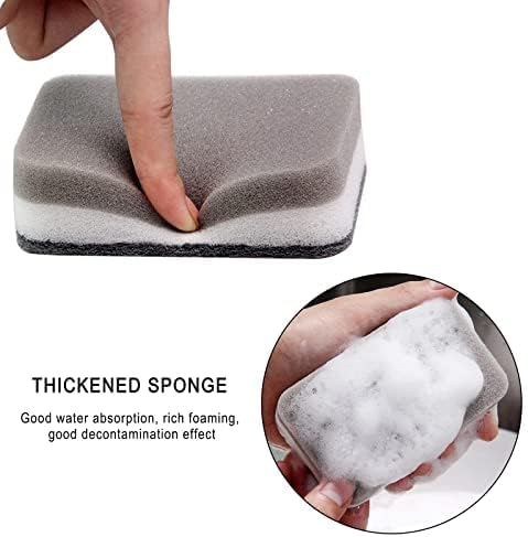 Sponge Individually Wrapped, Kitchen Dishwashing Sponges Bulk, Non Scratch Dishes Scouring Pad, Odor-Free Cleaning Sponge Wipes Scrubber Suitable for Travel Camping Apartments (800 Pack)