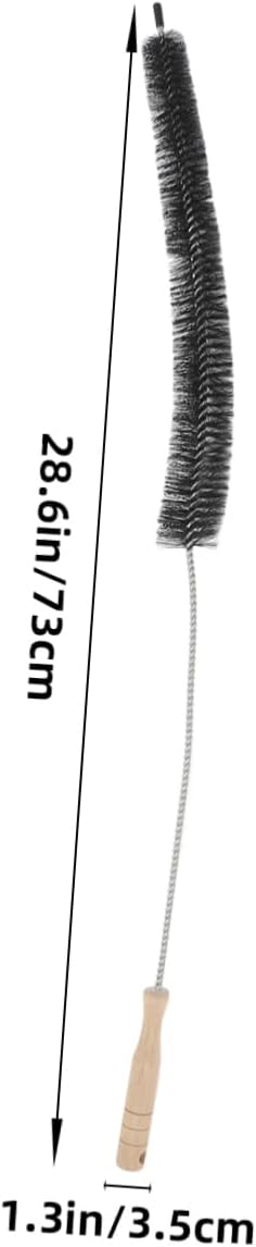 STOBAZA Long Handle Washing Machine Brush Soft Bristles for Deep Cleaning No Assembly Needed Fridge Dryer Vent