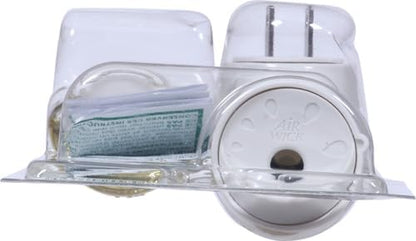 Air Wick Plug in Scented Oil Starter Kit (Gadget + 2 Refills), White Sage & Mahogany, Air Freshener, Essential Oils (Pack of 2)