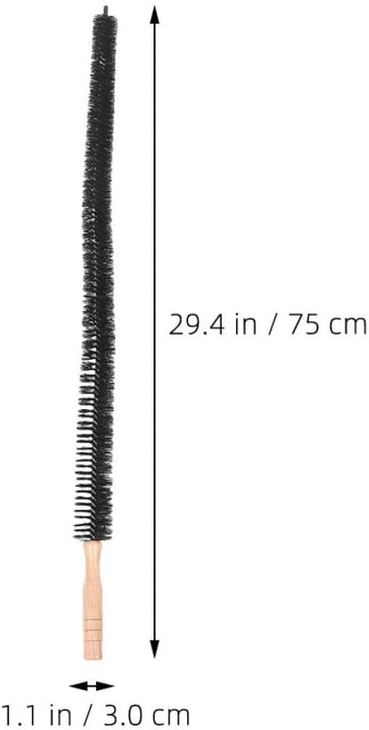 Beaupretty Washing Machine Cleaning Brush and Drain Pipe Cleaner with Long Handle, 2pcs Multi-Purpose Brushes for Washer Drum, Dryer Vent, and Refrigerator Coil Cleaning