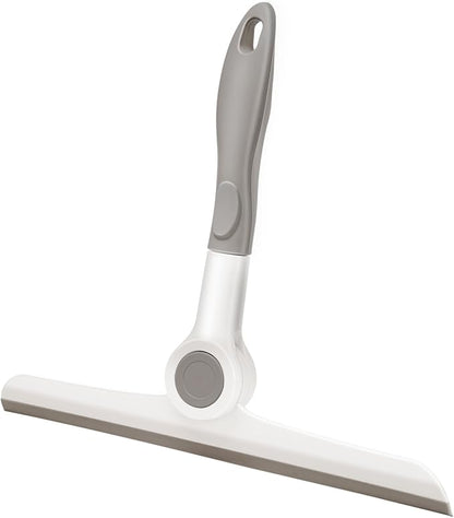 Window Squeegee for Glass Doors，All-Purpose 9.7” Window Cleaning Squeegee, Handheld for Windows, Car Windshields & More，Grey (9.7" Window Squeegee)