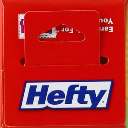 Hefty Small Trash Bags, Flap Tie, Lavender & Sweet Vanilla Scent, 4 Gallon, 26 Count