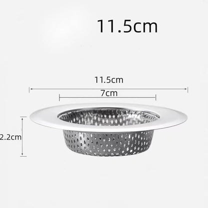 4 Pack Kitchen Sink Strainer Stainless Steel, Kitchen Sink Drain Strainer, Sink Strainers for Kitchen Sinks with Large Wide Rim 4.5" Diameter