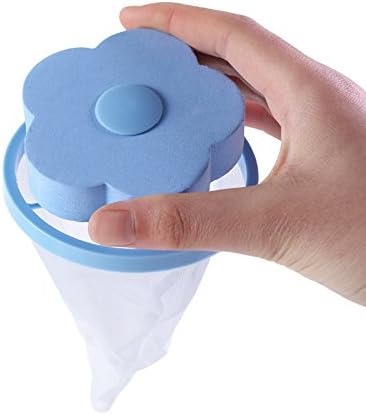 Mr.S Shop Flower-Type Washing Machine Floating Lint Mesh Bag Hair Filter Net Pouch