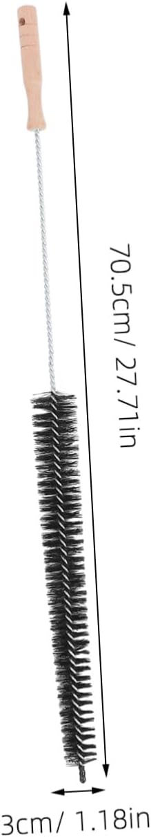 Ciieeo 2pcs Washing Machine and Dryer Cleaning Brush with Wooden Handle Pipe and Tube Cleaner for Home Use Practical Replacement Tool for Dust and Dirt Removal